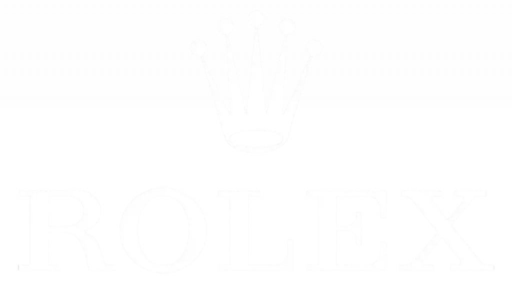 Logotipo de Rolex en blanco